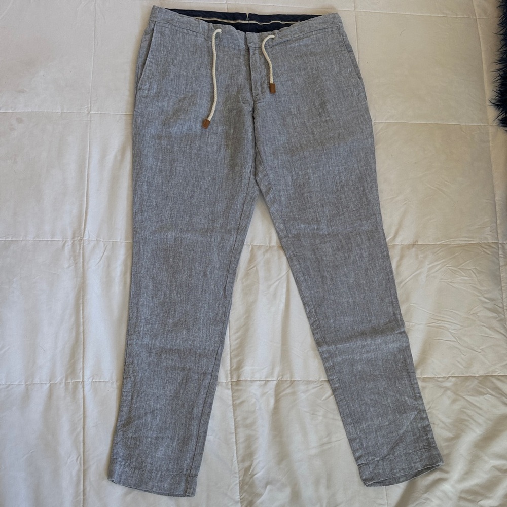 Zara Men 100% Linen Pants - Medium - 32” inseam